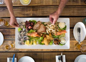 Seafood platter